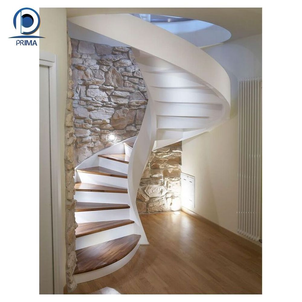 Prima Curved Staircase Kits Modern Glass Curved Staircase Double Curved Staircase