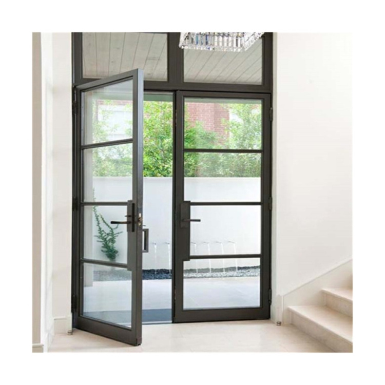 Prima factory commercial aluminum swing kitchen doors China manufacturer aluminum frameless swing glass door pivot hinge restaur