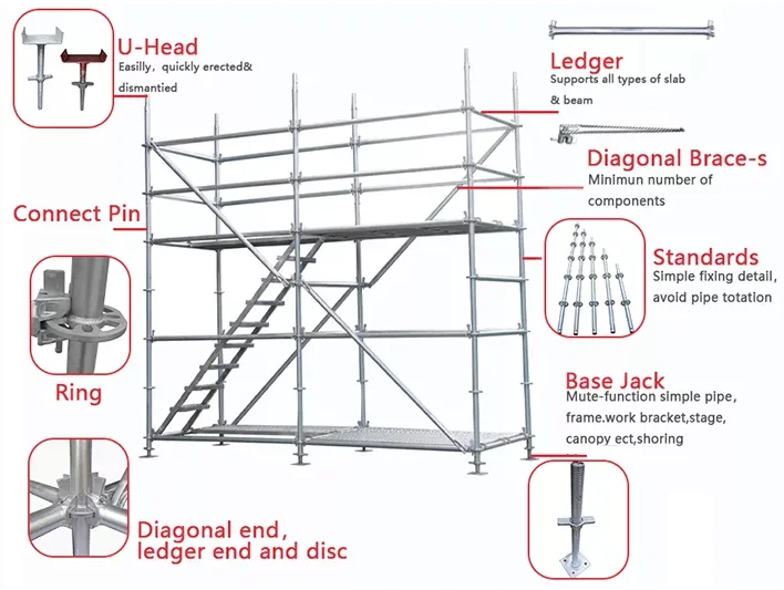 Prima factory customized used scaffolding for sale outdoor indoor electric scaffolding mobile scaffolding platform