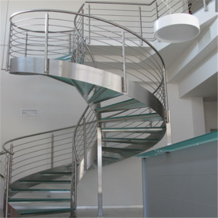 Prima Top Sale Building Core Mild Steel Iron Indoor Stair Used Outdoor Spiral Staircase Design