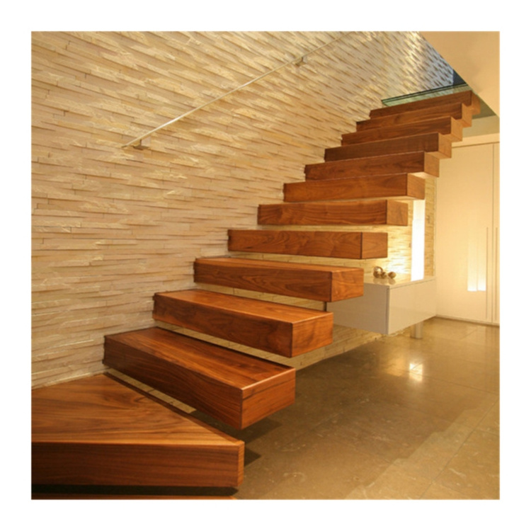 Prima classic stair railing newest design floating stair tread brackets floating wood stair tread