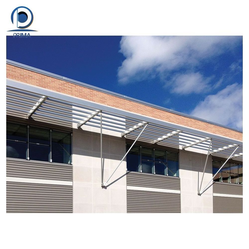 Customized aluminum carport canopy pergola villa courtyard park aluminum alloy electric outdoor louvered canopy