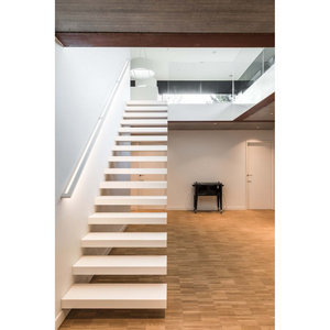 Floating Staircase Design Invisible Stringer Decoration Escalier Folding Attic Stairs Floating Staircase Design