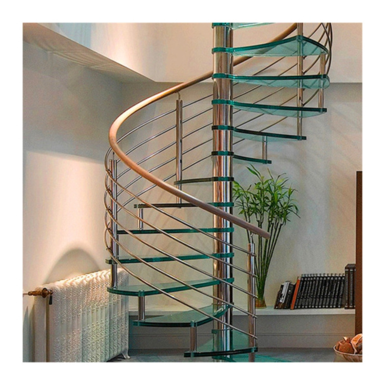 Prima Top Sale Building Core Mild Steel Iron Indoor Stair Used Outdoor Spiral Staircase Design