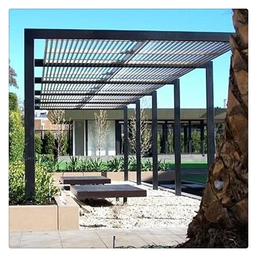 grey pergola metalicas-barat pergola-aluminium bioclimatic 5x3 gazebos