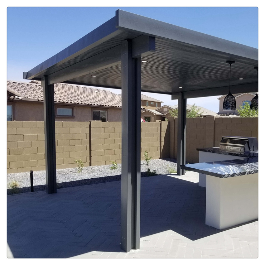 grey pergola metalicas-barat pergola-aluminium bioclimatic 5x3 gazebos