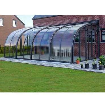 Glass Patio Enclosure Modern Outdoor Outside Vinyl Retractable Screen Frame Aluminum Sunroom