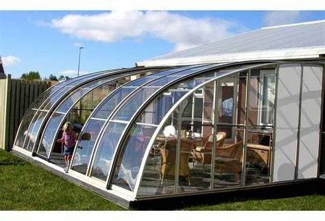 Glass Patio Enclosure Modern Outdoor Outside Vinyl Retractable Screen Frame Aluminum Sunroom