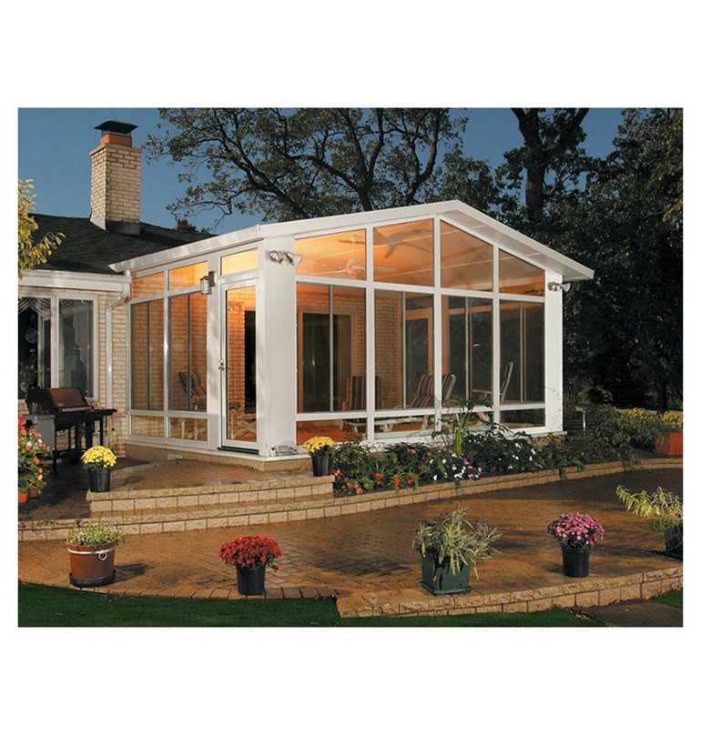 Veranda Sunroom Glass House Aluminium Glass Sunroom For Solarium