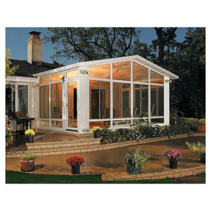 Veranda Sunroom Glass House Aluminium Glass Sunroom For Solarium