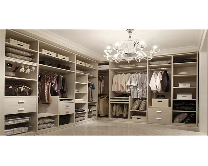 CBDMART Closet Cabinet Custom Walk In Closet Wardrobe Aluminum Profile Frosted Glass Wardrobe