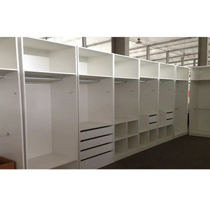 CBDMART Closet Cabinet Custom Walk In Closet Wardrobe Aluminum Profile Frosted Glass Wardrobe