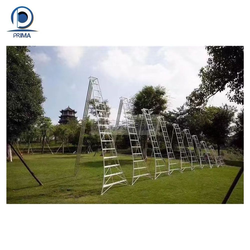 CBDMART Customized Aluminum Extension Ladder Aluminum Ladder Tree Stand Aluminum Ladder 6 Meter