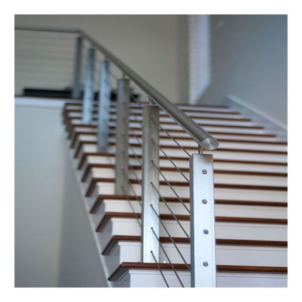 CBDMART Wholesale Steel Cable Railing Outdoor Aluminum Cable Deck Railing System 304 Balustrades Handrails