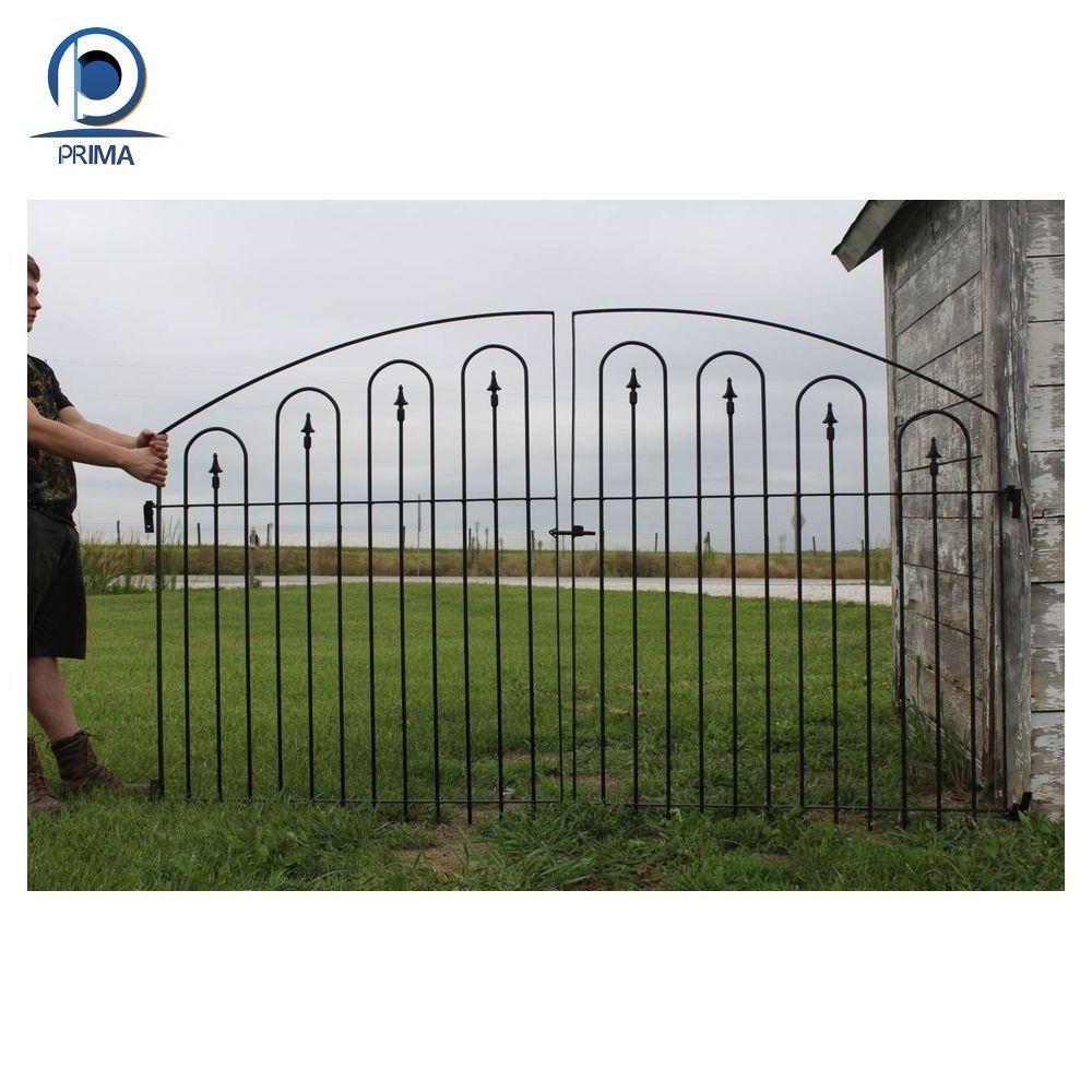 CBDMART Simple Iron Gate Grill Designs  Iron Door Wrought Iron Gate Metal Ornaments For Decoration