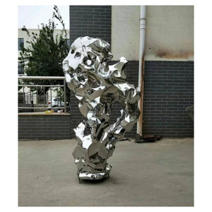 Prima Stainless Steel Sculpture Large Outdoor Modern Art Abstract Stainless Steel Sculpture For Garden