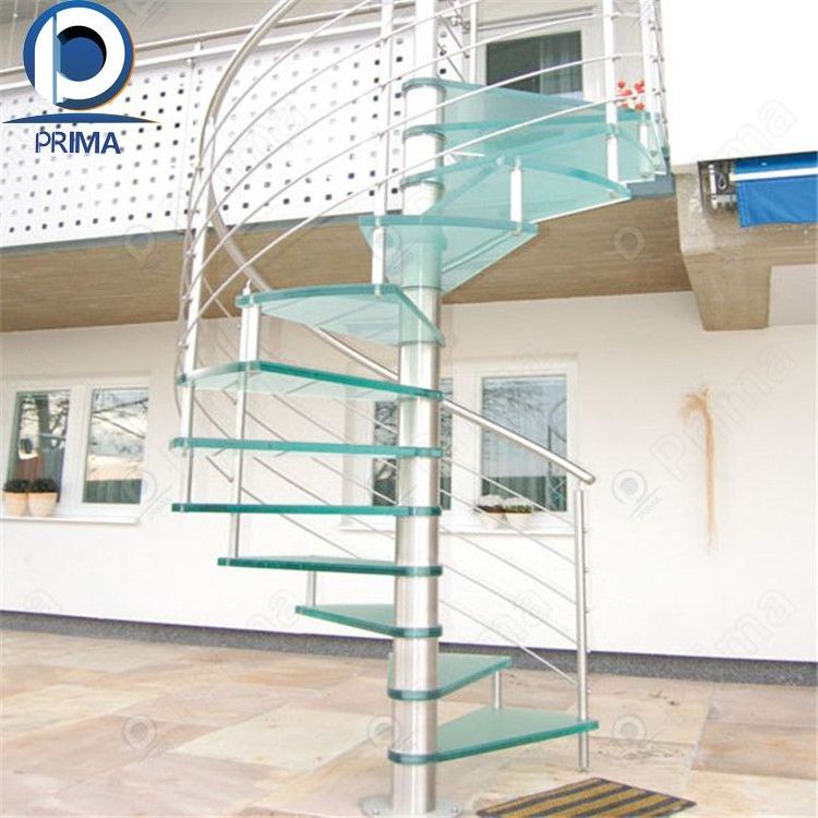 Prima Metal Steel Stair Carbon Stainless Steel Spiral Staircase   Customized Design Outdoor