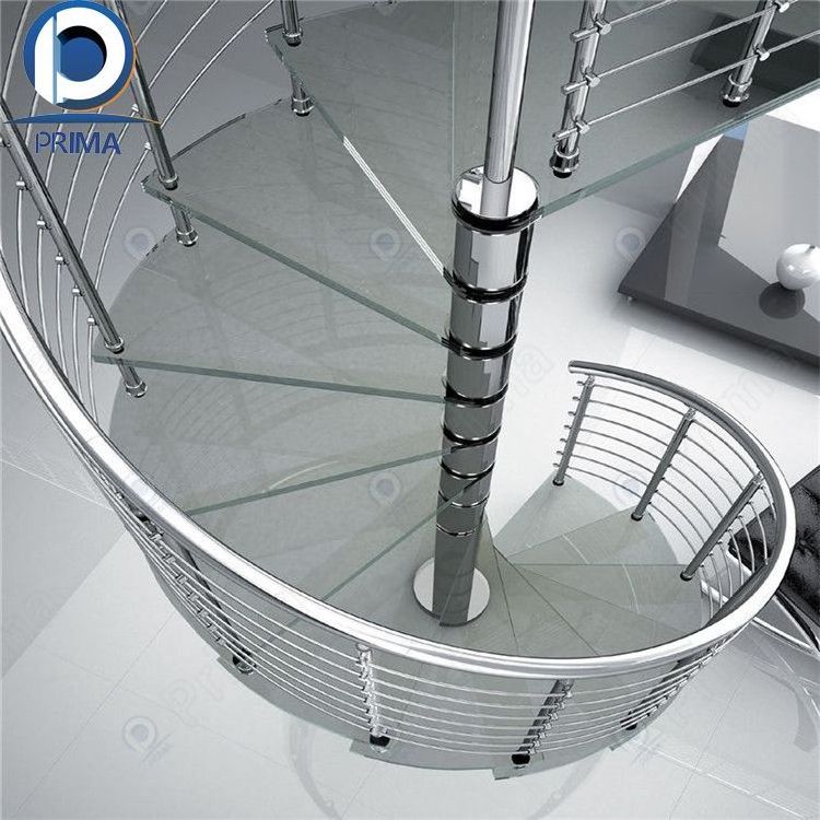 Prima Metal Steel Stair Carbon Stainless Steel Spiral Staircase   Customized Design Outdoor