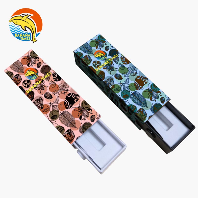 Custom child proof 0.5ml/1ml/2ml package 510 pen child resistant proof lock sliding Battery box drawer paper box