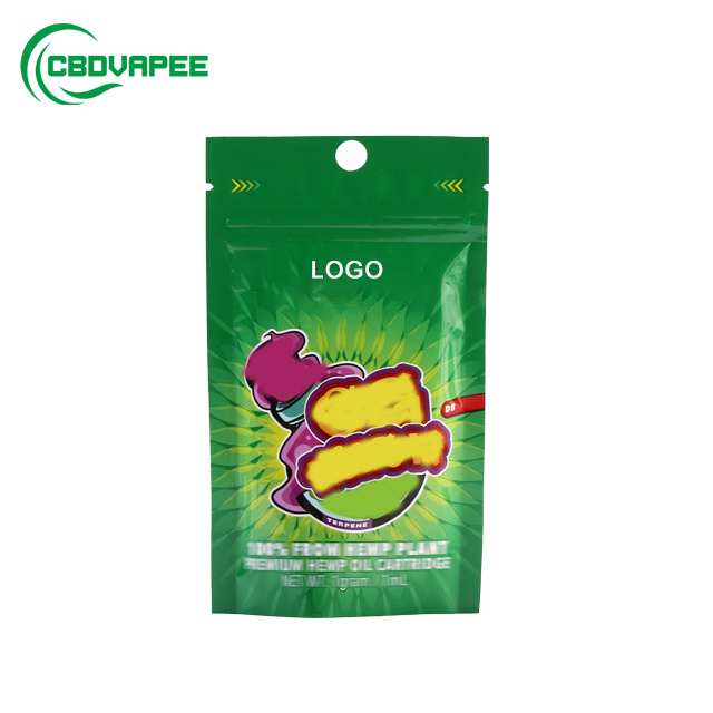 Custom Cartridge Packaging 1g Empty Disposable Cartridge disposables bag