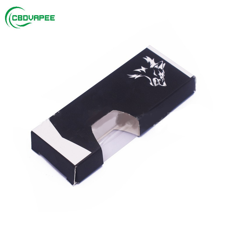 Custom logo 0.5ml 1ml round box empty child resistant cardboard boxes tube paper cartridge packaging