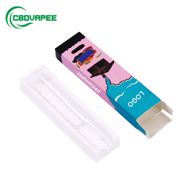 Custom Brand printed 0.5ml 1ml 2ml 3ml 5ml disposable package cart pen gift box