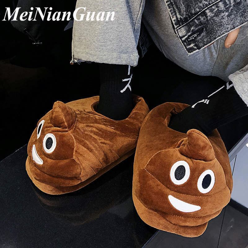 Unisex Fluffy Slippers Cute Plush Cartoon Anime Flip Flops For Girls Big Size Woman Shoes Light Soft House Slippers For Women K5