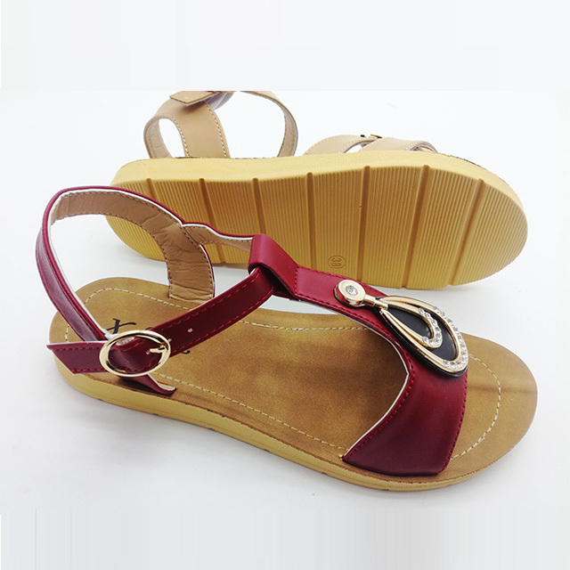 Hot sale 2020 fashion pu sandals arabic sandals for women and ladies