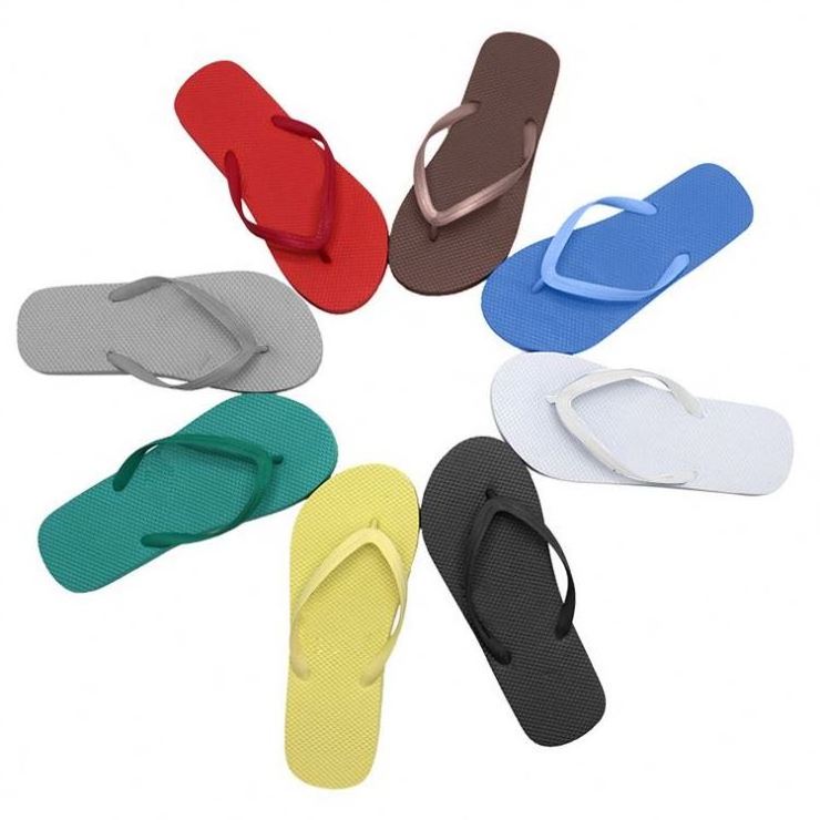 Wholesale Promotional Colorful Printed Women Flip Flops Cheap Price EVA Rubber Beach Slippers  Custom Various Brands Flip Flops