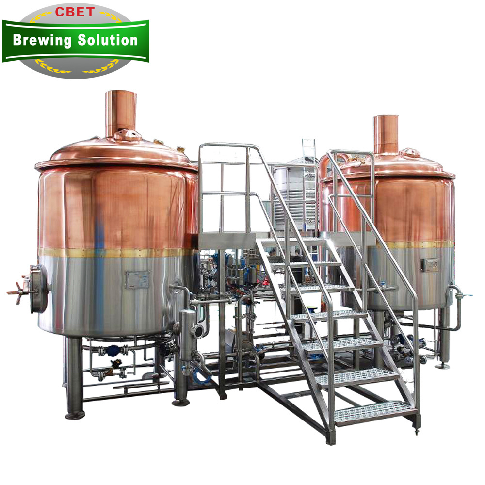 200L 300L 500L 800L 1000L 1500L 2000L mini brewery equipment Red copper beer making machine craft beer machine for sale