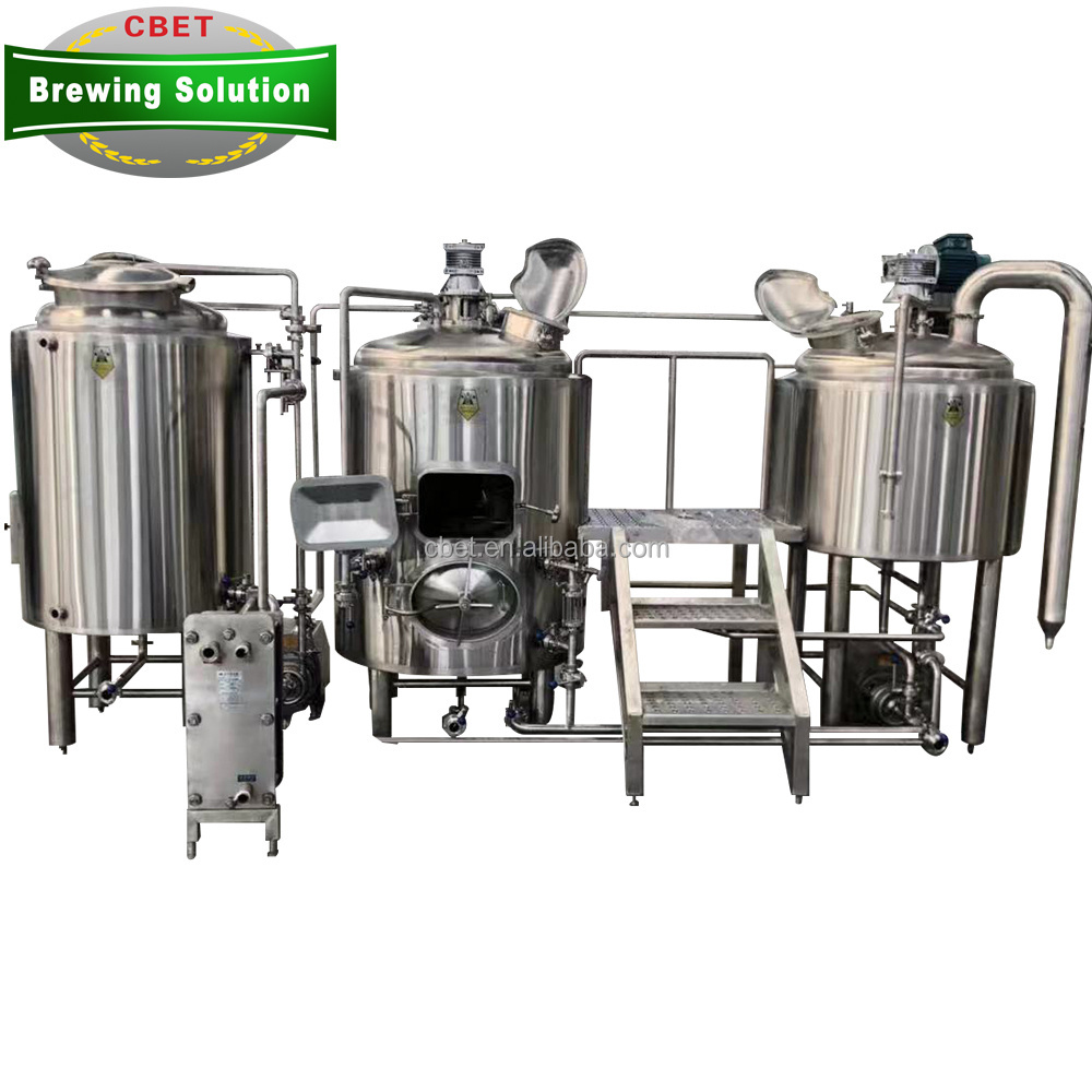 Home 2HL 3HL Red copper electrical heating craft beer equipment small nano brewery machine micro brewing system for sale