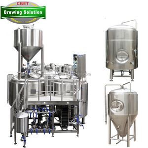 Turnkey Beer Brewing System And Craft Beer Brewery Equipment 1000L 2000L 3000L 5000L Beer Brewing Tank Brew Kettle Supplier