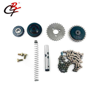 High performance motorcycle spare parts engine systems camshaft timing chain kits for 49CC