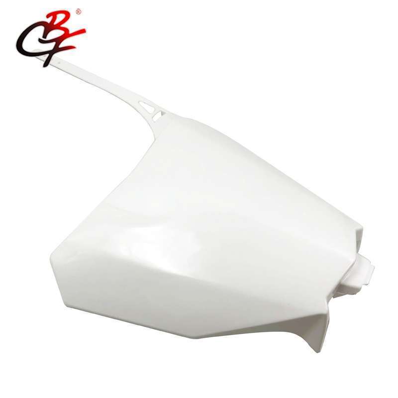 Motorcycle spare part dirt bike white plastic front number plate frame for Honda CRF 450