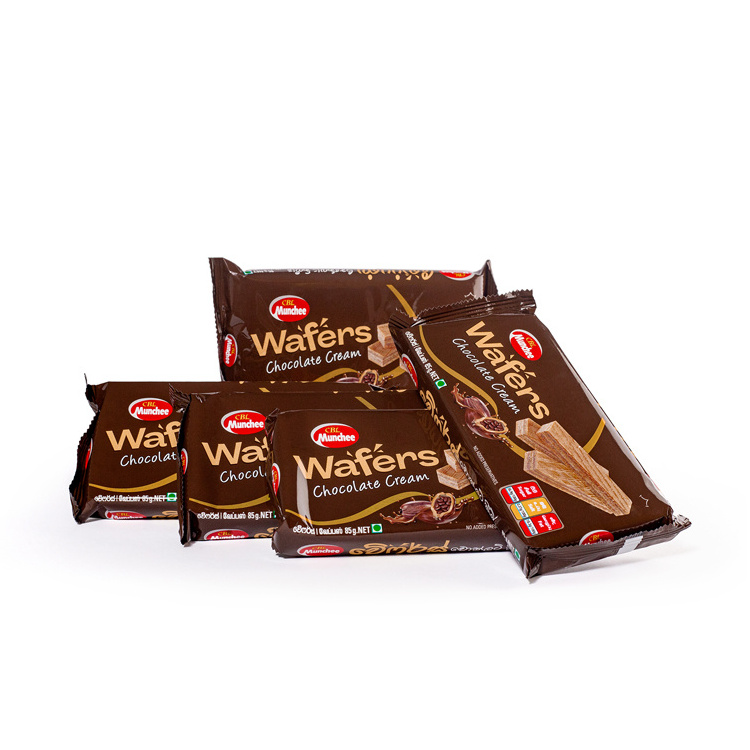 Ready to Eat Premium Grade Chocolate Flavoured Munchee Chocolate Wafer 85g Biscuits with 12 Months Shelf Life