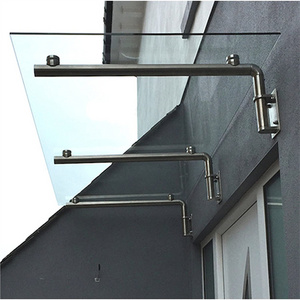 CBMmart Steel Structure Canopy Entrance Door Glass Awning/steel Bracket Canopy