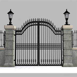 CBMmart Modern Steel Gate Grill Design/house Latest Main Swing Simple Driveway Wrought Iron Gate