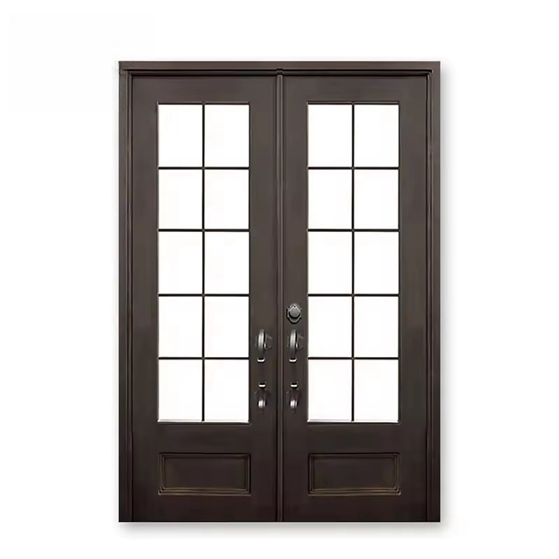 CBMMART black simple big entrance door modern iron door designs