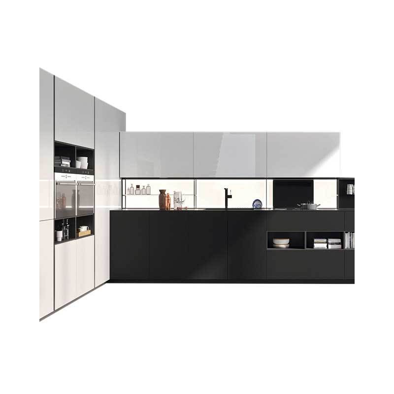 Blum accessories foshan wholesale modern modular kitchen cabinet