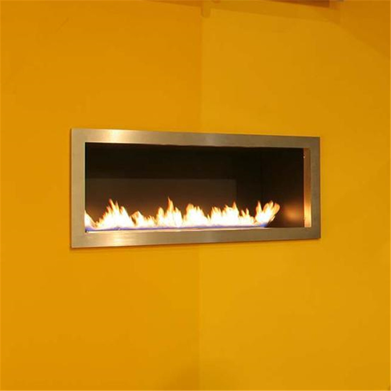 Modern Real Fire Natural Gas Embedded Flame Control Indoor Stoves Fireplaces