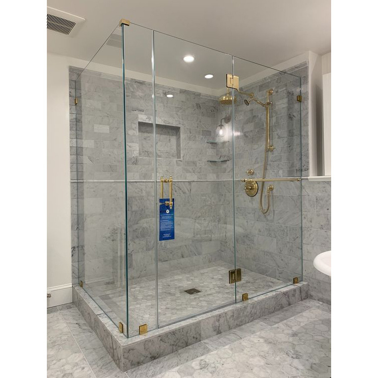 Luxury Simple Bathroom Sliding Tempered Glass Shower Door Cabin, bathroom shower door