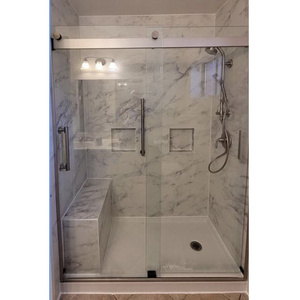 Luxury Simple Bathroom Sliding Tempered Glass Shower Door Cabin, bathroom shower door