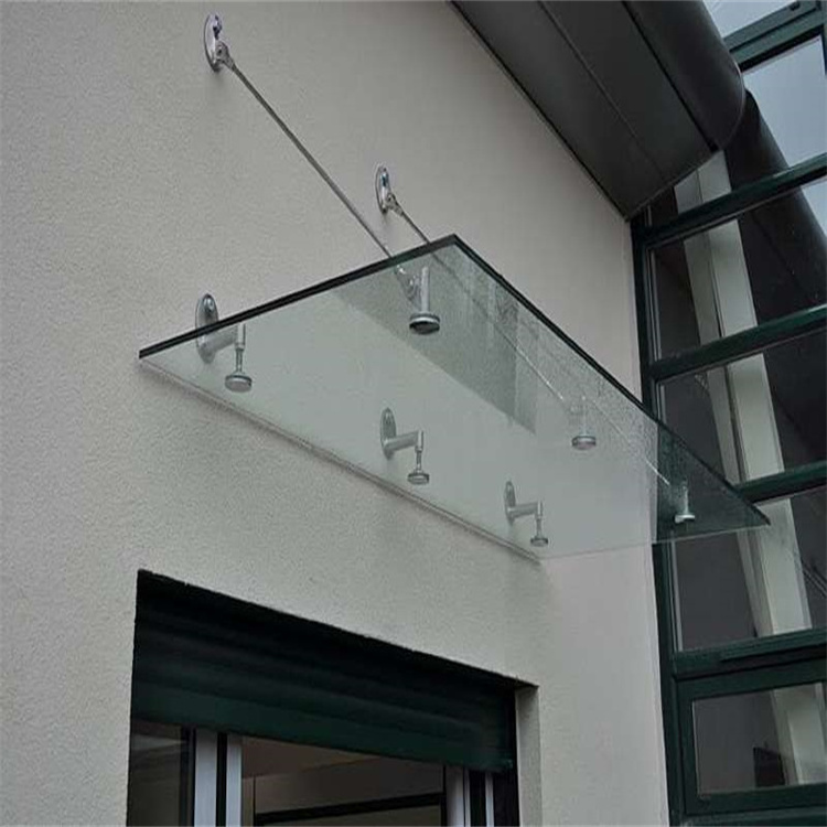 CBMmart Steel Structure Canopy Entrance Door Glass Awning/steel Bracket Canopy