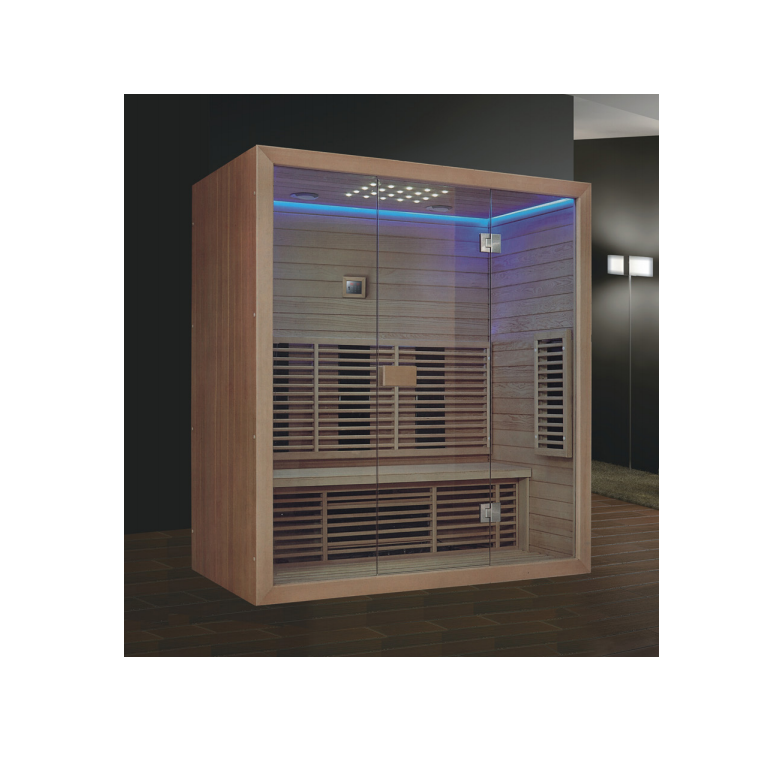 Cbmmart High end luxury customized Canadian hemlock outdoor traditional steam sauna wooden room