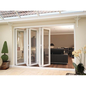 HOPO brand hardware high quality bi folding accordion Aluminum Folding doors