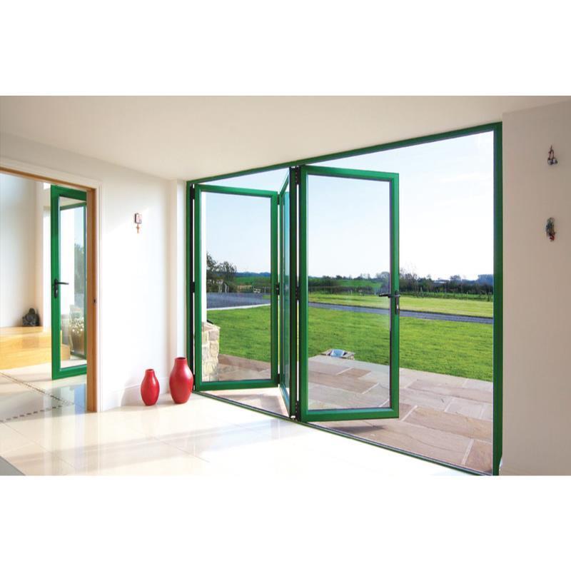 HOPO brand hardware high quality bi folding accordion Aluminum Folding doors