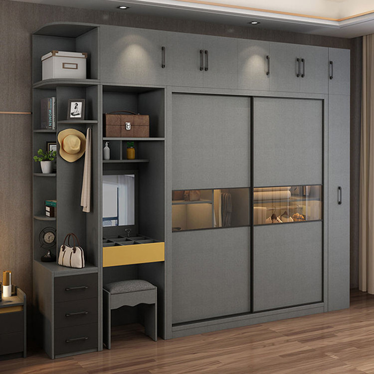 Customized bedroom furniture wardrobes sliding doors customized wardrobe wooden wardrobe