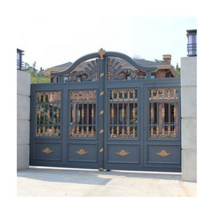 CBMmart Widely Used quality fencing trellis aluminum gates sliding easily assembled swing wrought iron gate designs