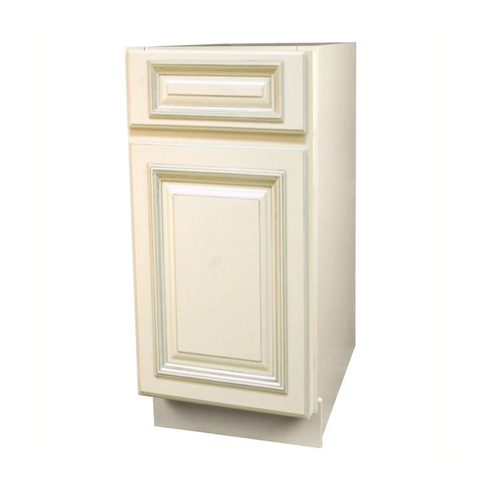 CBMMART RTA Assembled 18x34.5x24 in. Dual Pull Out Trash Can Base Kitchen Cabinet in White