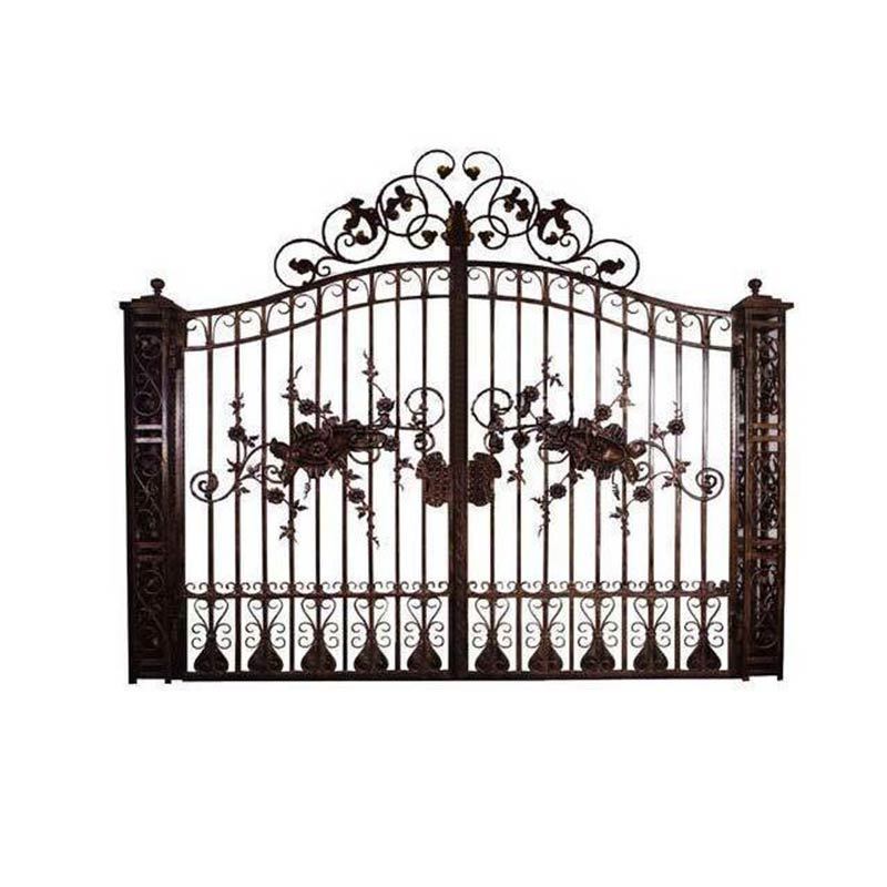 CBMMART Cheap Modern House High Quality Wrought Iron Main Gates Designs Front door Security Gate and Fencing